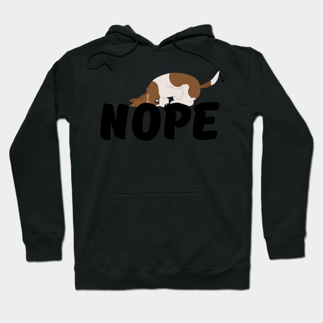 Lazy Basset Hound - Dog Quote Hoodie by yassinebd